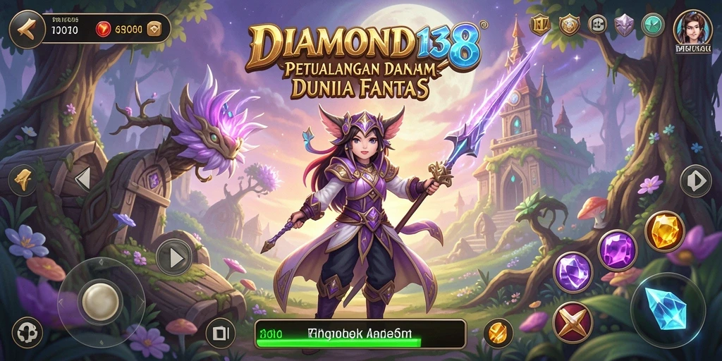 Tampilan gameplay seru dari DIAMOND138 dengan aksi pertarungan yang mendebarkan.