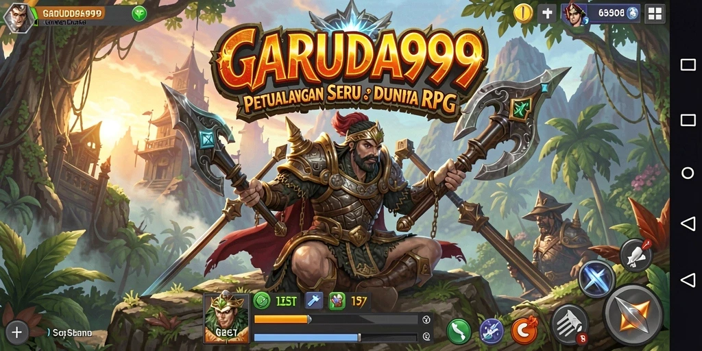 Tampilan gameplay seru di GARUDA999 dengan pertarungan yang dinamis.