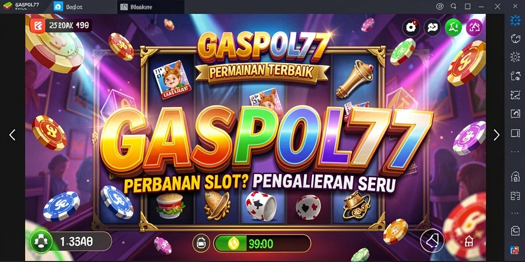 Screenshot GASPOL77 menampilkan gameplay seru dari permainan slot.