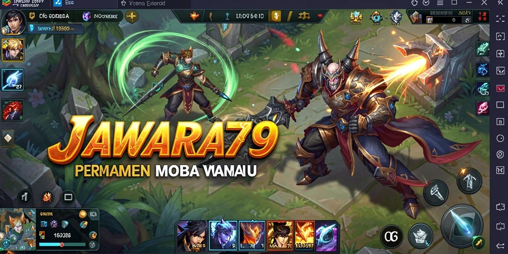 Tampilan gameplay JAWARA79 yang menegangkan dan seru.