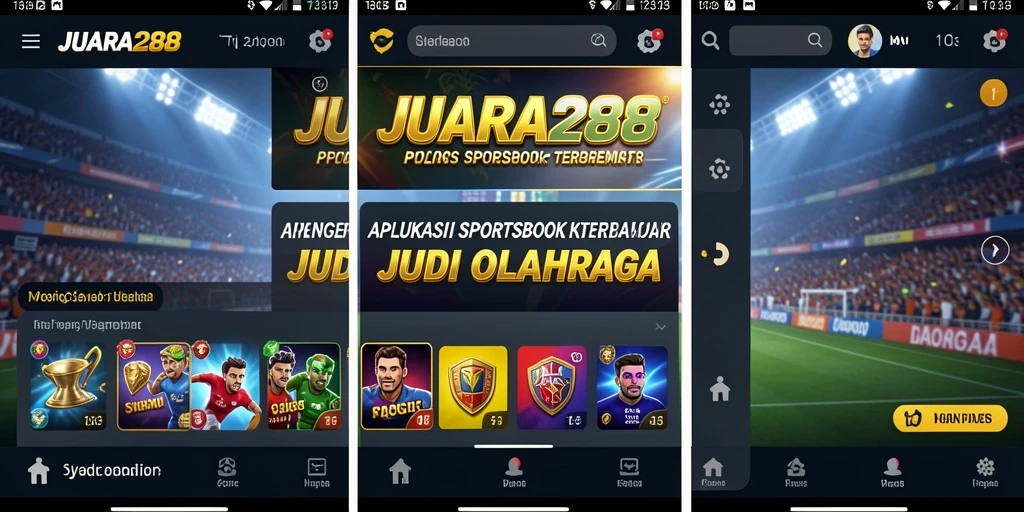 Gameplay JUARA288 menunjukkan antarmuka taruhan olahraga yang menarik.