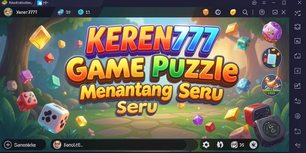 Tampilan gameplay seru KEREN777 dalam menyelesaikan teka-teki.
