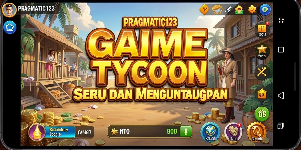 Tampilan gameplay menawan dalam PRAGMATIC123 yang menunjukkan aktivitas Tycoon.