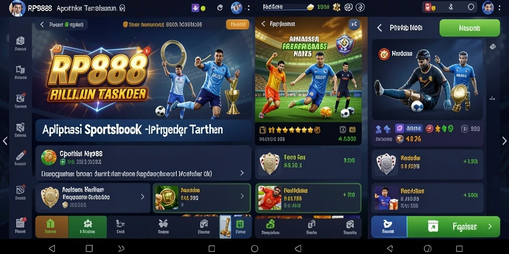 Tampilan menarik dari gameplay Sportsbook RP888.
