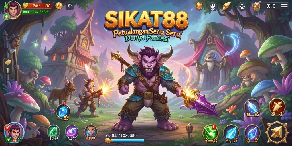 Tampilan gameplay SIKAT88 yang menampilkan eksplorasi dan pertarungan menarik.