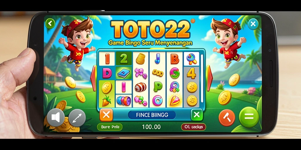 Tampilan gameplay seru TOTO22 dalam permainan Bingo.
